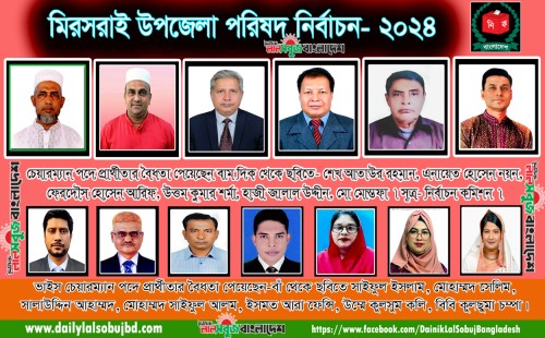 মিরসরাইয়ে চেয়ারম্যান-ভাইস চেয়ারম্যান পদে যারা প্রতিদ্বন্দ্বিতার বৈধতা পেলেন