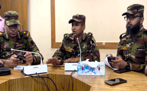 জনগনের নিরাপত্তা নিশ্চিত করাই আমাদের প্রধান লক্ষ্য - লে.  কর্ণেল আল মামুন