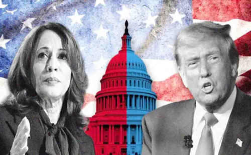 জনমত জরিপে কামালার সঙ্গে ট্রাম্পের ব্যবধান কমেছে