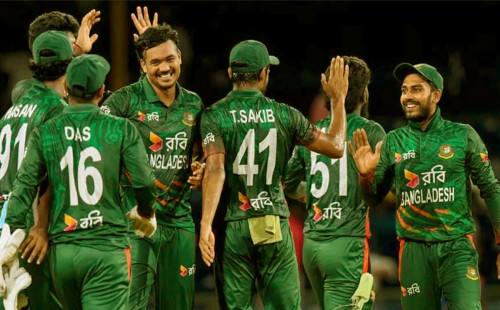 টি-টোয়েন্টি ম্যাচে ইতিহাস গড়ল টাইগাররা