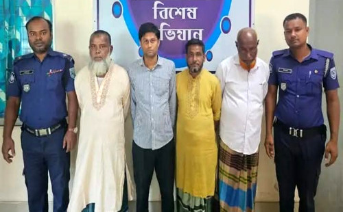 ফুলবাড়ীতে আওয়ামী লীগের ৪ নেতাকর্মী গ্রেফতার