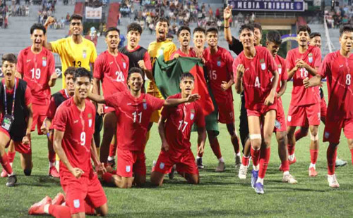 নেপালকে পরাজিত করে ফাইনালে বাংলাদেশ