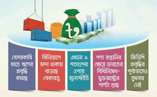 নানামুখী চাপে টালমাটাল দেশের অর্থনীতি