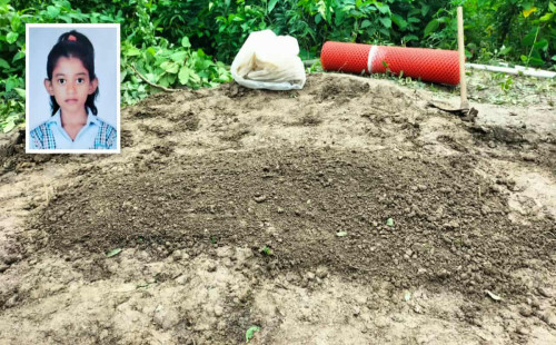 মাইলস্টোন স্কুল অ্যান্ড কলেজে বিমান দুর্ঘটনায় নিহত শিক্ষার্থী রাইসা মনির ফরিদপুরের দাফন সম্পন্ন