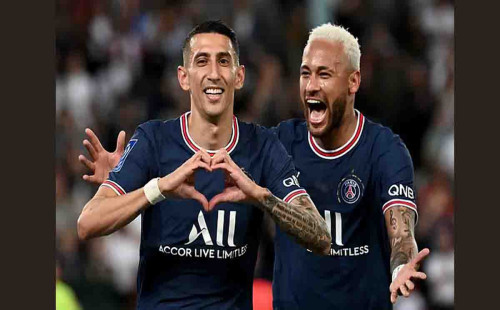 দি মারিয়া আর্জেন্টাইন ফুটবল দলে চান নেইমারকে