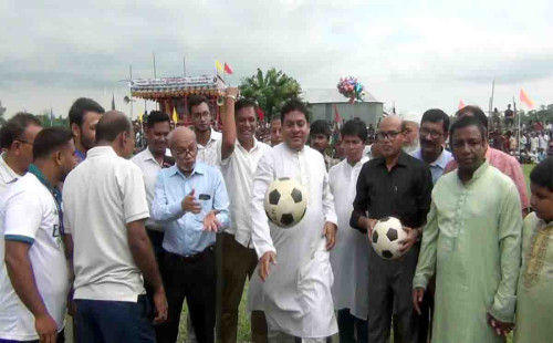 নাগরপুরে ভাদ্রা ফুটবল টুর্নামেন্টের ২য় সেমিফাইনাল অনুষ্ঠিত