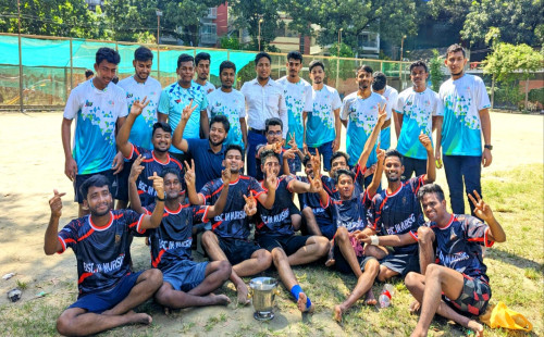 রুফাইদা কলেজ অব নার্সিংয়ে প্রীতি ফুটবল ম্যাচে বিএসসি ইন নার্সিংয়ের জয়