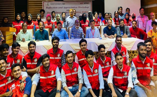 বন্যা পরবর্তী পুনর্বাসনে ফেনীতে রেড ক্রিসেন্টের ১০ কোটি টাকা ব্যয়