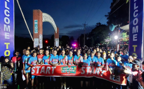 সাত শতাধিক দৌড়বিদের অংশগ্রহণে রায়পুরা ম্যারাথন