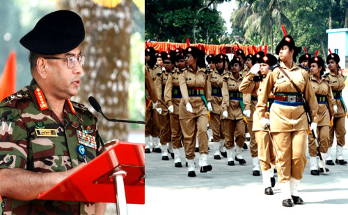 যাদের পয়সায় আমাদের বেতন, তাদের জন্য কাজ করতে হবে: সেনাপ্রধান