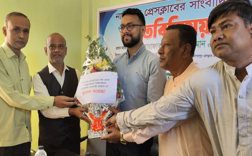 নাগরপুর প্রেসক্লাবে সাংবাদিকদের সাথে ইউএনও'র মতবিনিময়