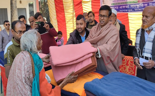 নাগরপুরে শীতবস্ত্র বিতরণ